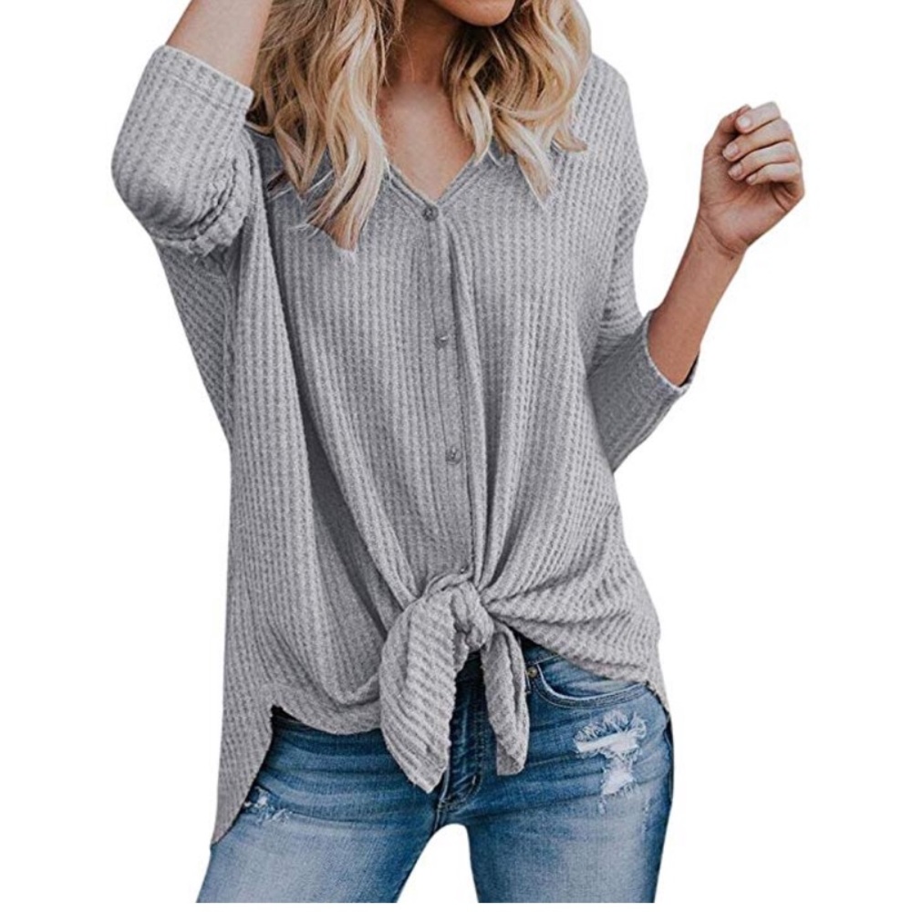 Tunic Tie Knot Henley